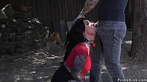 Dude Whips Huge Tits Teen 18+ In Bondage