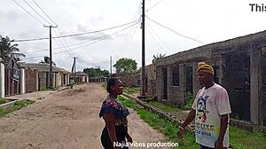 Young 18+ Girl Meets Guy On Street For Intense Outdoor Fuck.