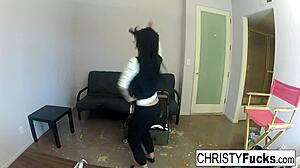 hot christy mack shows off her big tits tattoo compilation pussy ass brunette masturbation solo boobs