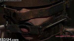 feeling the intense pain and pleasure from sadomasochism whipping sessions