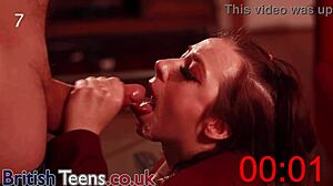 Candice's hardcore cumshot compilation with swallows and blowjobs