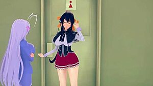 i fuck kuroka while akeno guards the door in this fantasy
