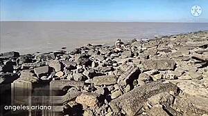 Can't Cum Anymore! On River Banks, Fucked Jerk To Get My Video Back!