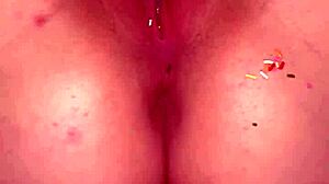 djbrisa bunny costume rips as she masturbates deliciously. she cums hard in lingerie solo.