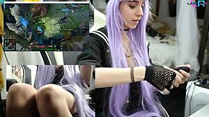 Teen Masturbating While Playing League Of Legends Urf Mode 1 2 😏