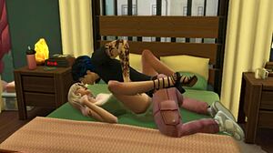 alternative couple fucks and cums