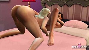 Lesbian couple engage in hot amateur sex with fingering and licking.