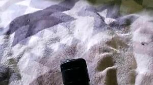 Ebony Milf Nybutterscotch Shows Hubby How Her New Black Toy Works In Close-Up Masturbation Squirting Session