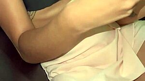 i feel so excited recording my friend doing webcam in her car outdoors