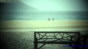 Real Amateur Couple Renews Vows with Public Beach Sex