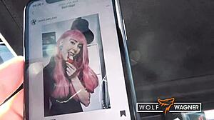 Jessii Van Riva Feels Intense Pleasure Dicked Down in Stairwell