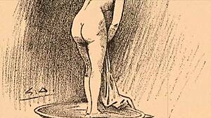 I’m totally obsessed with these vintage erotic drawings from way back!