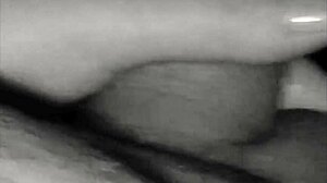 Slut wife with big ass sucks dick in home video, jerking off