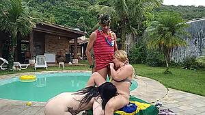 Blonde Lesbian Fat Latina Group Anal BBW Hardcore Vagina Action!