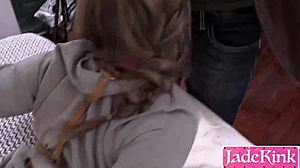 Rough Deepthroat Training For Submissive Cutie