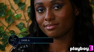 Gorgeous natalie costello rips clothes in solo striptease. She reveals amazing big natural boobs nakedly.