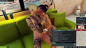 Boyfriend Breaks Anime Girl's Ass Roughly