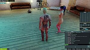 Boyfriend Breaks Anime Girl's Ass Roughly