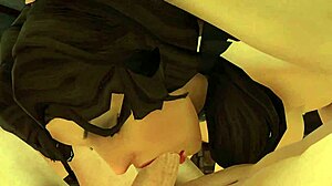 Have you seen this anime hentai where she gets a true facial again after blowjob?