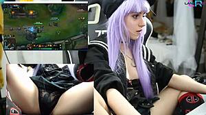 Teen Masturbating While Playing League Of Legends Urf Mode 1 2 😏