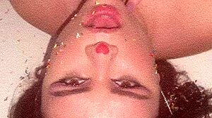 djbrisa bunny costume rips as she masturbates deliciously. she cums hard in lingerie solo.