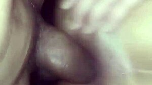 interracial black top dominates with bareback assfucking and doggystyle cumshot