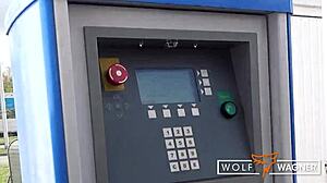 Jessii Van Riva Feels Intense Pleasure Dicked Down in Stairwell