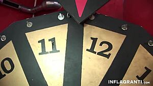 Petite Blonde Dude's Ass Toyed With Strapon In Hardcore Gangbang.