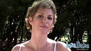 busty milf teasin us with her hot bod