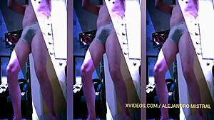 Hell Yeah! Alejandro Mistral Shows Huge Bulge in Tight Underwear Fetish!