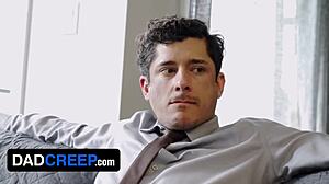 Sean Peek feels Rocky Vallarta's big boner and fucks him