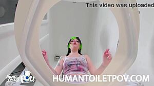 Kittycamtime shocked by human toilet surprise! 😲