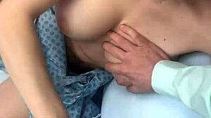 Uh, got caught masturbating at hospital with huge cumshot!