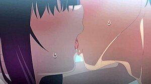 karin totoro in blue archive cartoon parody