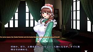 I love maid-san and boin game with hozuki in scene 5