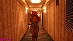 After the party, I got great dick from a chocolate African man in doggystyle