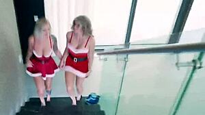 Step mom and aunt slammed hard for Christmas