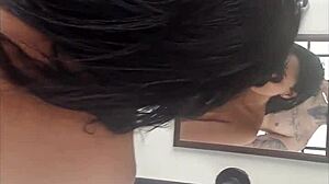 Morena Gostosa Pagando um Boquete nos Bastidores - Matheus Castro Pamela Santos.