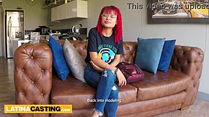 Petite 18yo Latina Redhead Intensely Pounded By Big Cock Casting Agent