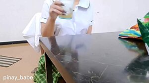 Pinay Babe Student in Class