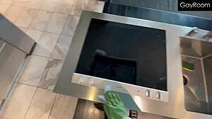 Sage Roux's tight ass railed in fishnet suit