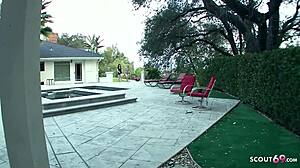 Hey, did you see two step sisters catch the MILF next door for a hot lesbian threesome?