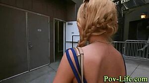 Teen Intensely Gargles Big Cock Cum in Pov