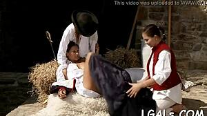 Two Petite Girls' Horny Lesbian Fun.