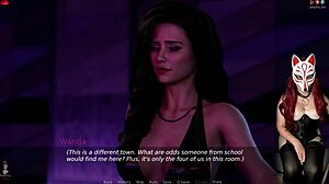 Ms. Denvers performs erotic show on stage in ep 41.