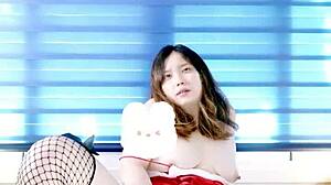 Korea Girl in Sexy Anime Action