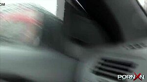 mature blonde mommy flashing natural tits in panties outdoor for hardcore fun