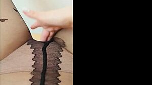 Depravedminx Achieves Orgasm Through Pantyhose