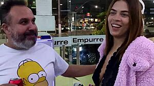 Ma Santos Oficial Can't Resist Fucking In Halloween Car With Mr Matusalem And Binho Ted