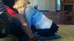 tiffany in pov sucking that huge bbc while crossdressing 😘